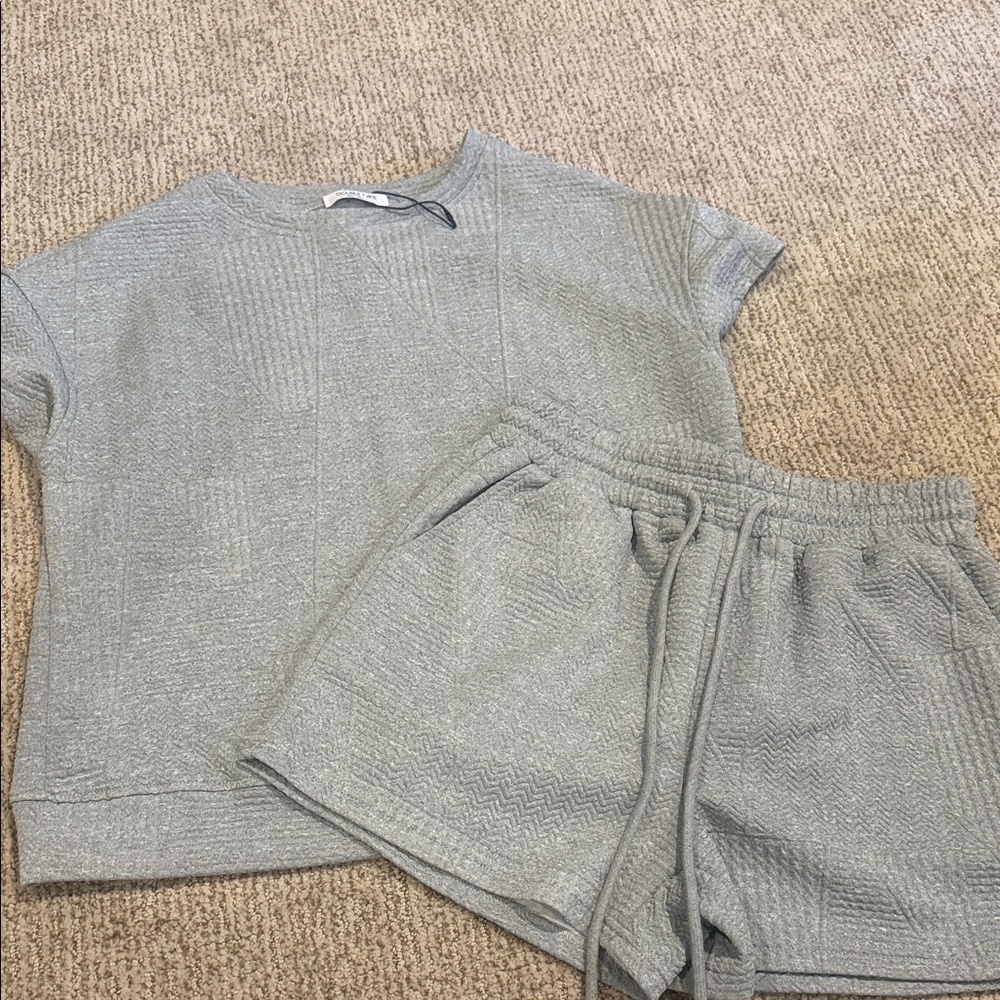 Gray Women's Casual Set